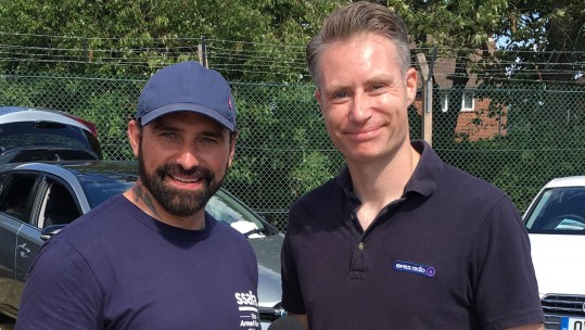 Ant Middleton Chris Kaye Forces Radio BFBS Catterick Party In The Park