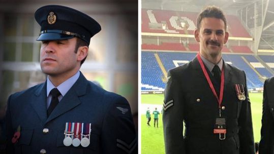 Coporal Michael Hard and Corporal Anthony Hard. Credit Brain Tumour Research