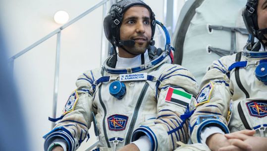 Arab astronaut Hazza Al Mansouri