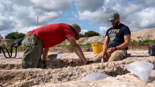 Archaeological excavation programme Op Nightingale supports the health and wellbeing of military veterans CREDIT BFBS