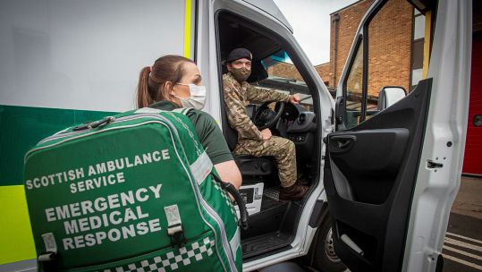 Armed Forces Deployed to help Scottish Ambulance Service