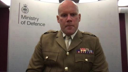 Cover image: WO1 Glenn Haughton speaking to Forces News earlier this year.