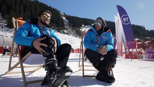 Armed Forces Para-Snowsport Team Tim Varley and Ian McCarthy Credit BFBS DATE Feb 2025.jpg