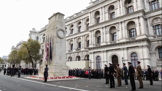 The Cenotaph will be the focus of the Remembrance events in London