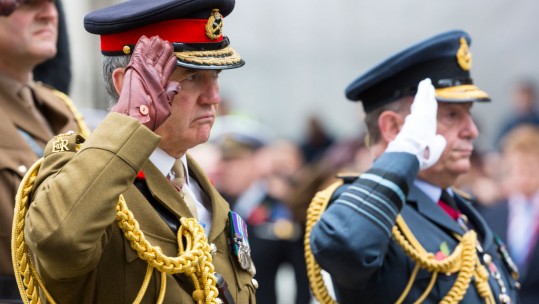 Britain Falls Silent To Remember War Dead