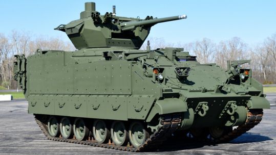The Armored Multi-Purpose Vehicle prototype Medium Caliber Weapon System will be used by the US Army Stryker Brigade Combat Teams (Picture: BAE Systems)