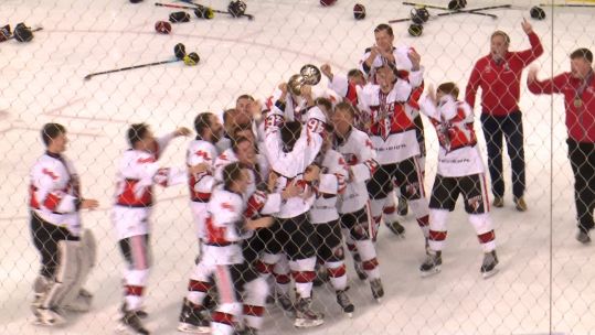 Army Blades lift 2022 Inter Services Ice Hockey trophy Credit BFBS DATE 09062022.jpg