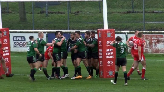 British Army rugby league Challenge Cup first round win 2018