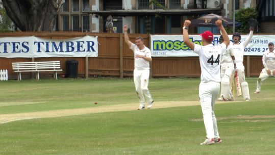 Army Cricket bowlers v Warwickshire Academy Date 28062023 Credit BFBS.jpg 