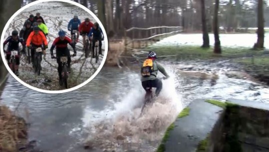 British Army mountain biking competition