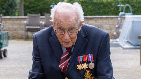 Cover image: Captain Tom Moore (Picture: MOD).