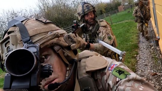 Army Warfighting Experiment on Salisbury Plain 27112023 CREDIT BFBS