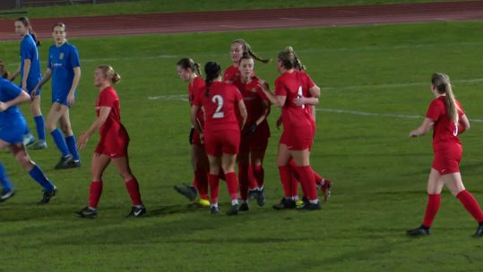 Army celebrate stunning Anna Birthwhistle goal Credit BFBS DATE 29012025.jpg 