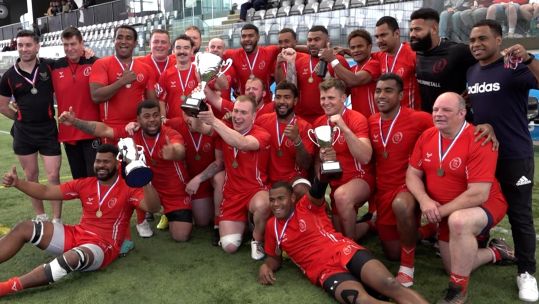 Army claim the bragging rights over RAF and Navy at Scottish inter-services tournament 31052024 CREDIT BFBS