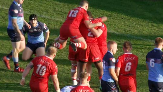 Army men beta RAF at Inter Services rugby league CREDIT BFBS DATE 28092025.jpg
