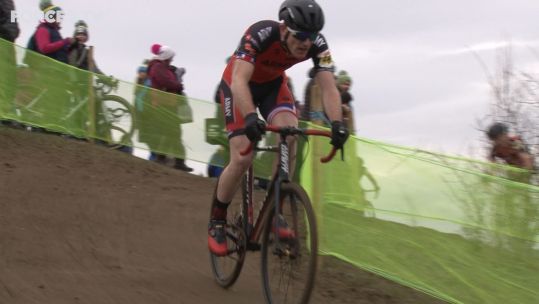 Army rider in Cyclo Cross Championship.