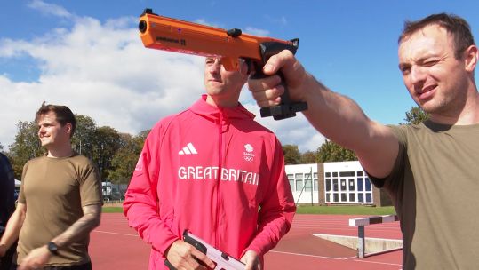 Army soldiers try out Laser Run Credit BFBS DATE 11092024.jpg