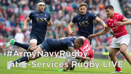 UK Army v Navy rugby match 2017