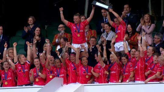 Army women beat Navy at Twickenham Credit BFBS DATE 04052024.jpg