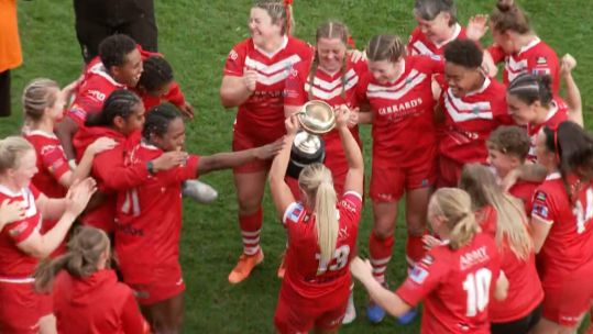 Army women retain Inter Servcies rugby league title CREDIT BFBS DATE 28092025.jpg 