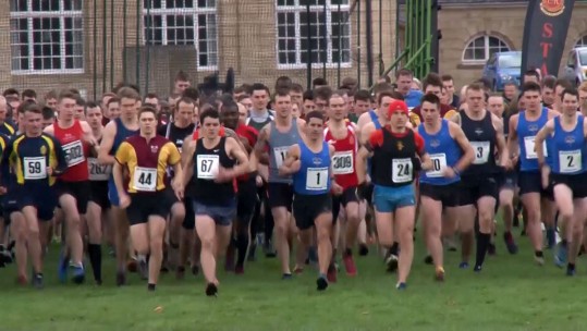 Army In Cross Country Warm Up Race