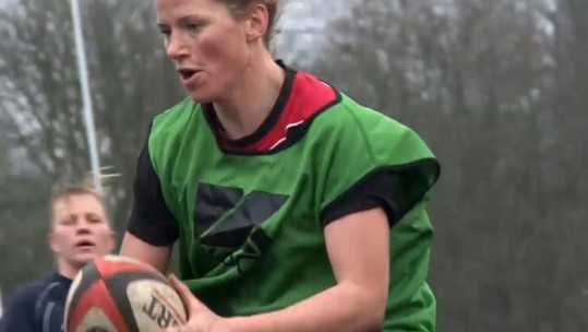 Army Women Rugby Training