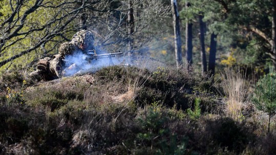 Coldstream Guards Test Their Skills