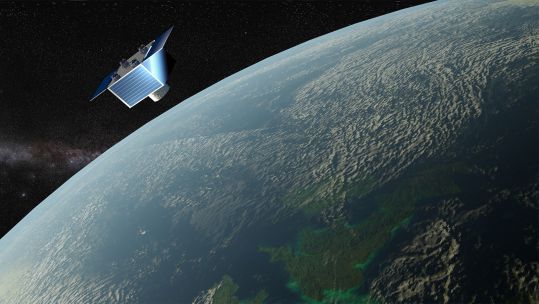 Juno, seen in this artist's rendition, will provide daytime imagery of the Earth's surface (Picture: MOD)