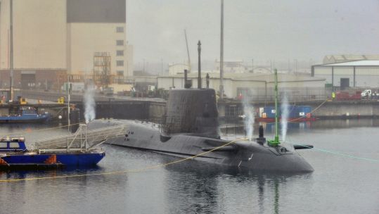 Astute class submarine HMS Ansonofficially commissioned into the Royal Navy 31082022 CREDIT BAE Systems.jpg