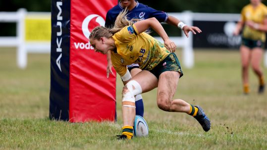 Australia score against Tonga in IDRC Cup semi final Credit Alligin Photography Date 29082025.jpg