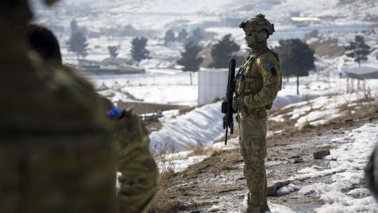 Cover image: File image of an Australian Army soldier in Kabul, Afghanistan (Picture: Australian Department of Defence).
