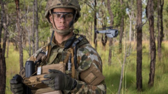 Australian Department of Defense using the new FLIR Black Hornet 3 (Picture: Australian Department of Defense).
