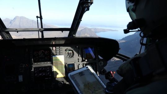 Aviation Task Force cockpit (Picture: MOD).