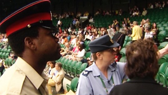Service Personnel Play Their Part At Wimbledon