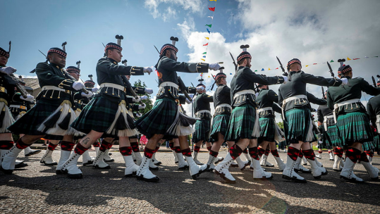 Balaklava Company 5 SCOTS, The Royal Regiment of Scotland on the Riding of the Marches in Linlithgow