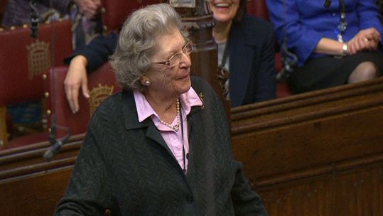 Baroness Trumpington -Bletchley Park codebreaker 100413 CREDTI PA