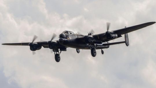 Battle of Britain Memorial Flight BBMF Avro Lancaster PA474 awarded PDA 060824 