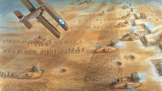 Illustration of the Battle of Cambrai
