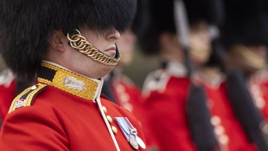 Scots Guards are pictured in the first Major General’s Inspection of 2022 which involved the Major General and staff in full ceremonial gear in February (Picture: UK MOD Crown copyright).