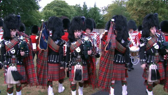 British Army Battalion Puts On Show To Mark Aldershot Relocation