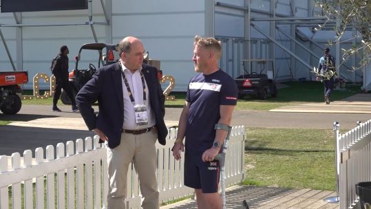 Ben Wallace at The Inivictus Games The Hague Credit BFBS Date 21042022.jpg 