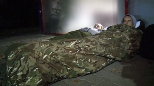 Big Sleep Out - homeless veterans charity drive