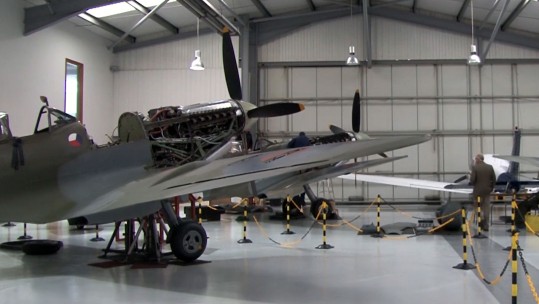 Spitfires Moved To &#039;Heritage Hangar&#039; To Mark Anniversary
