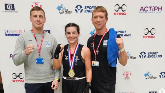 Billie Matthews gold at National Dev champs Credit Royal Navy Boxing Date 22092023.jpg