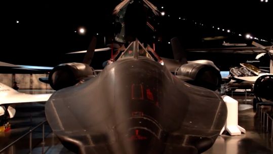 Blackbird spy plane in museum CREDIT US DEPT OF DEFENSE
