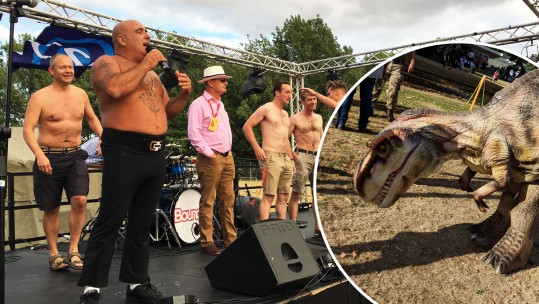 Roary The Dinosaur Stavros Flatley Carver Barracks Forces Live Events Blackcat Bonanza 101 Engineer Regiment