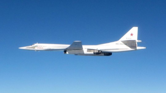 RAF Image Taken By Typhoon Fighter During Blackjack Intercept 