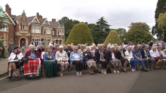 Bletchley Park veterans reunion Credit BFBS 010919