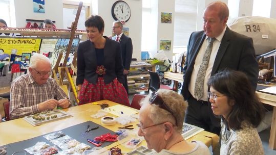 Blind veterans group activities in scotland 070819 CREDIT BFBS