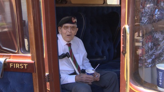 Taxi Veterans Board The Bluebell Express